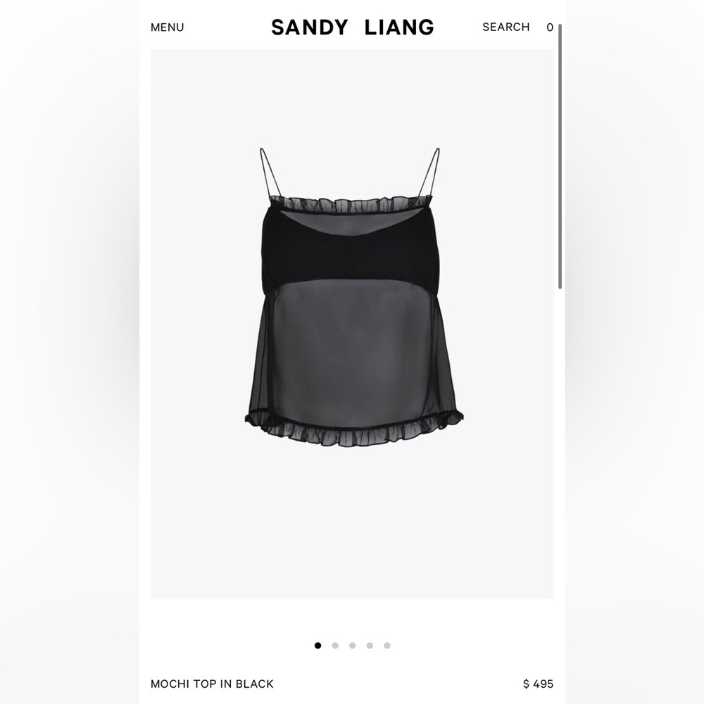 SANDY LIANG - Mochi top in cream